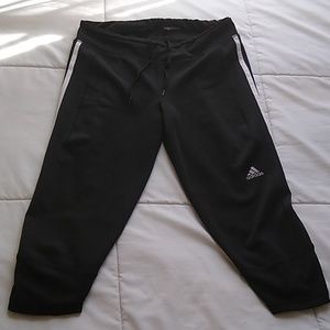 Adidas Response Capri pants, back pocket, black, s